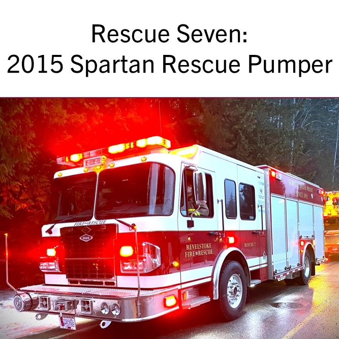 Rescue Seven - 2015 Spartan Rescue Pumper
